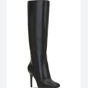 INC International Concepts Black Heeled Boots